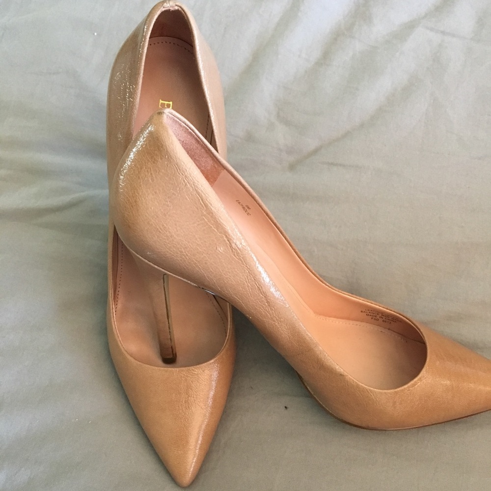High heel pumps.